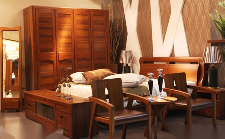 朗萨家私板式家具、板木家具、实木家具