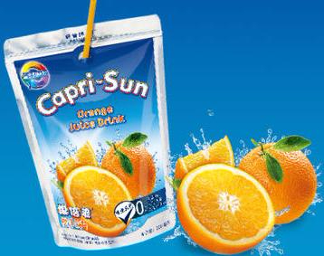 CapriSun果倍爽全球畅销的儿童饮品